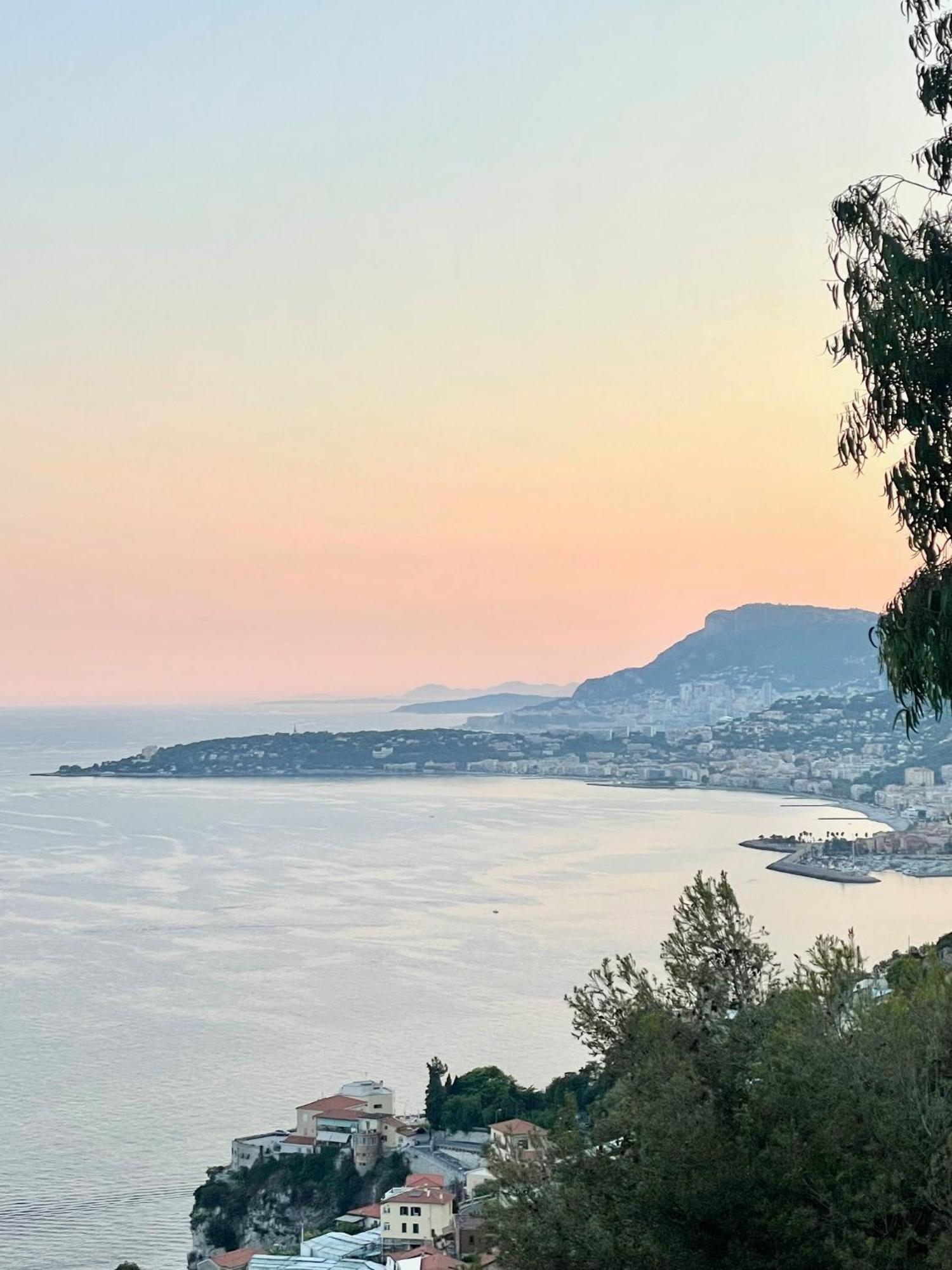 Modern Seaview Villa With Pool Above Monaco Grimaldi  Zewnętrze zdjęcie