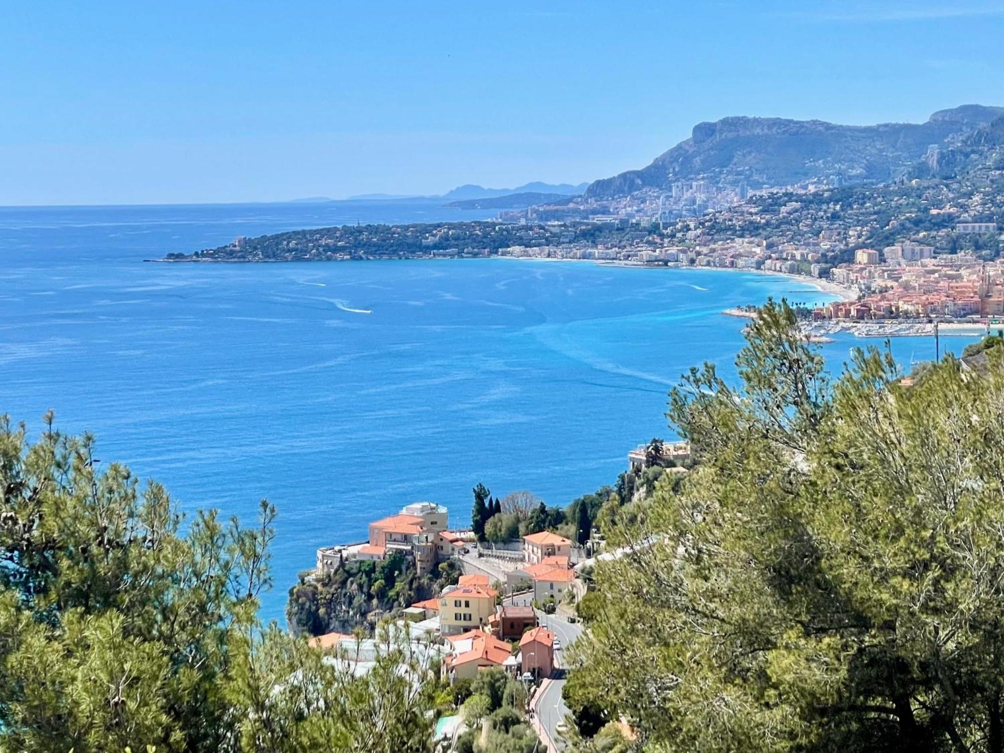 Modern Seaview Villa With Pool Above Monaco Grimaldi  Zewnętrze zdjęcie