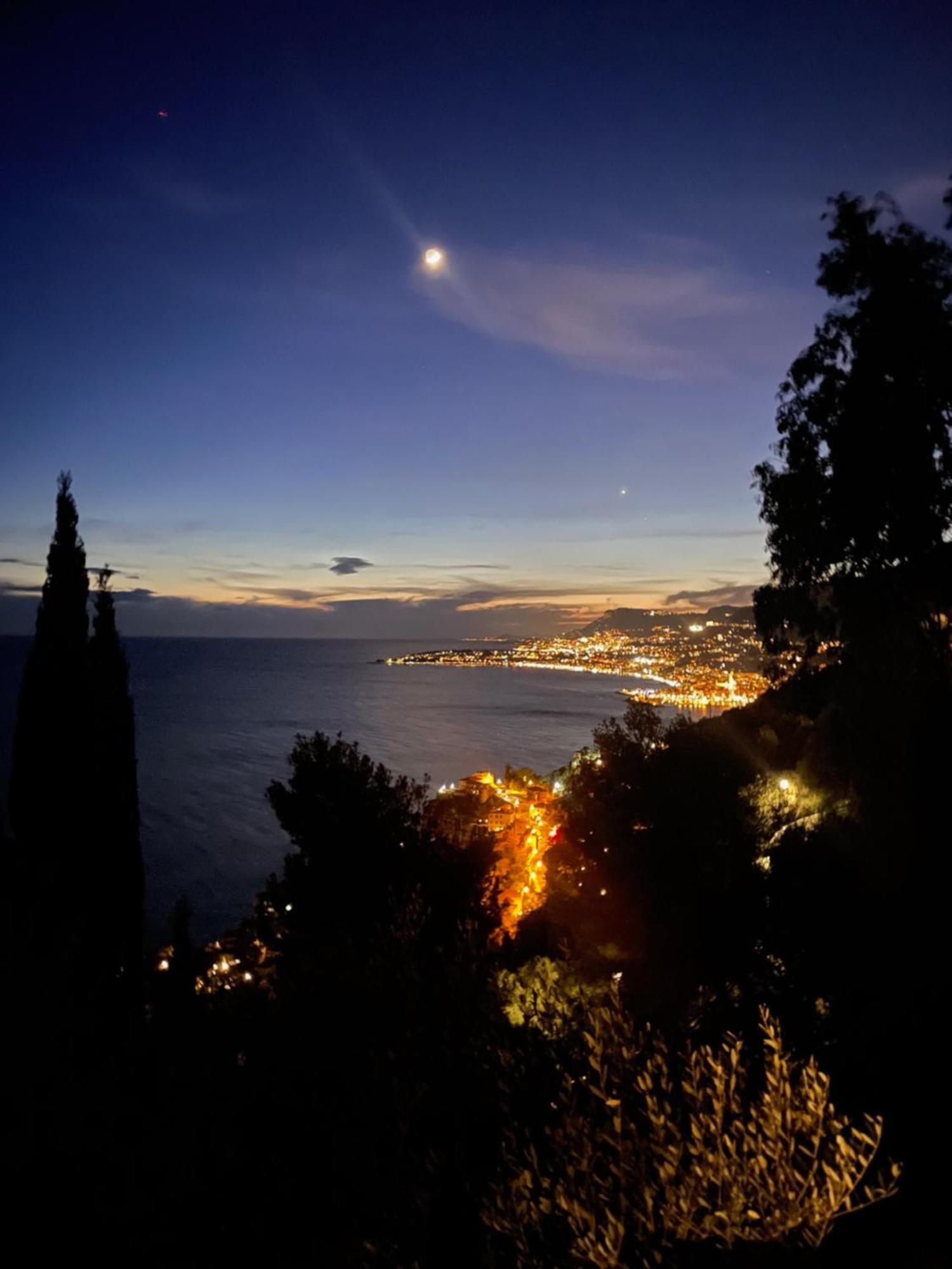 Modern Seaview Villa With Pool Above Monaco Grimaldi  Zewnętrze zdjęcie